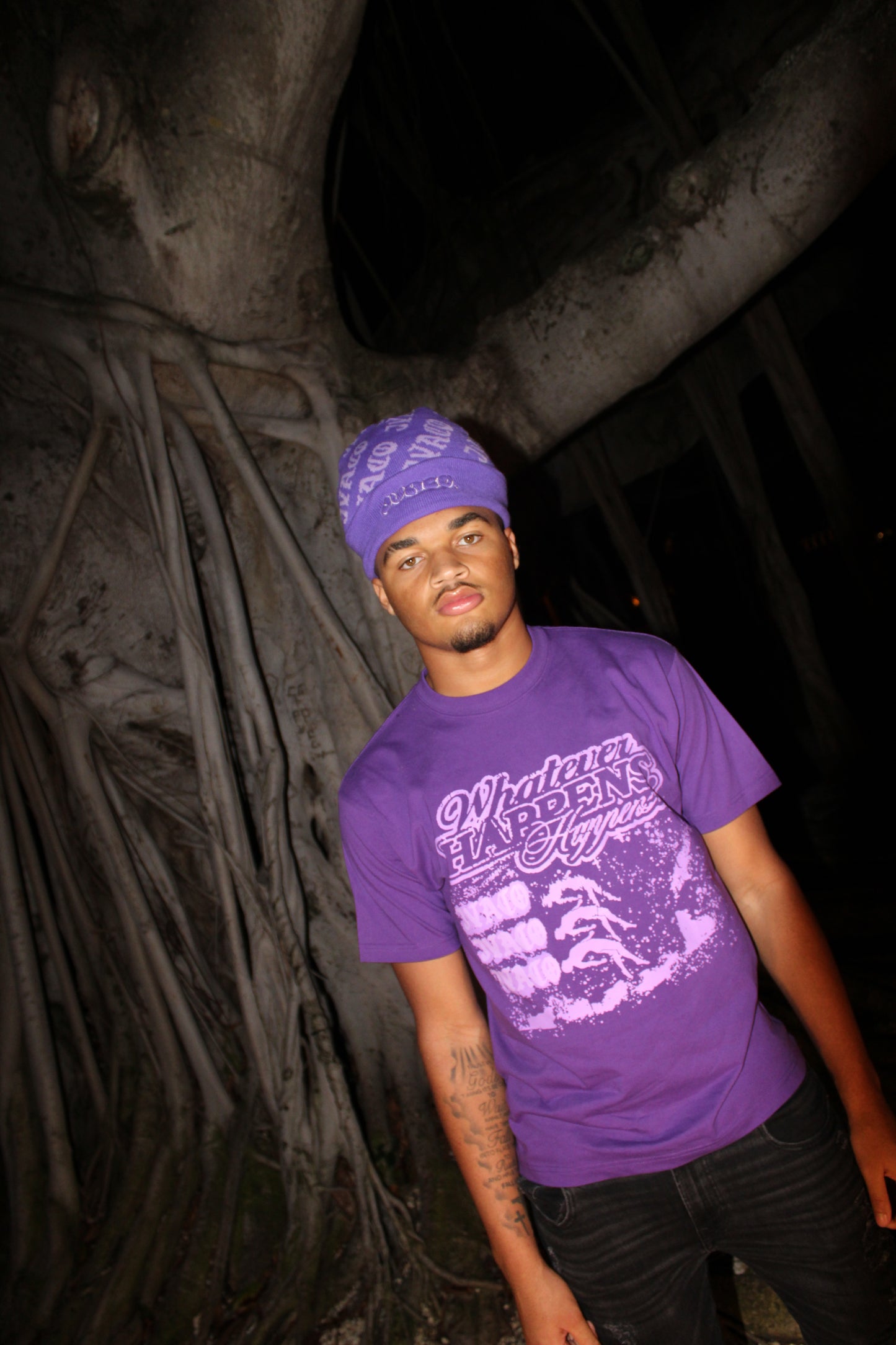 “ELEVATE TEE” PURPLE