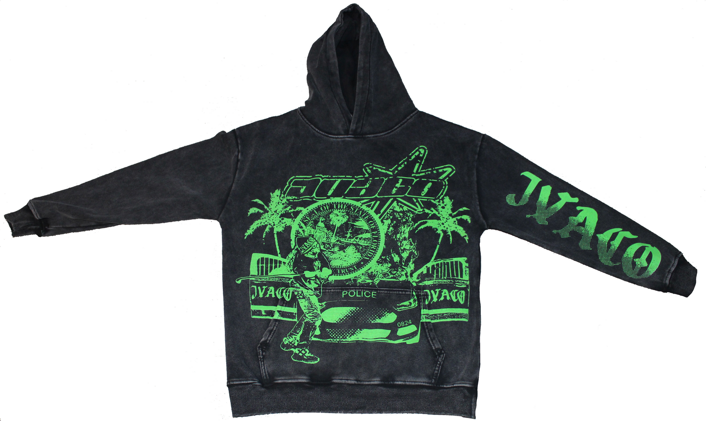 VINTAGE FL HOODIE (GREEN)