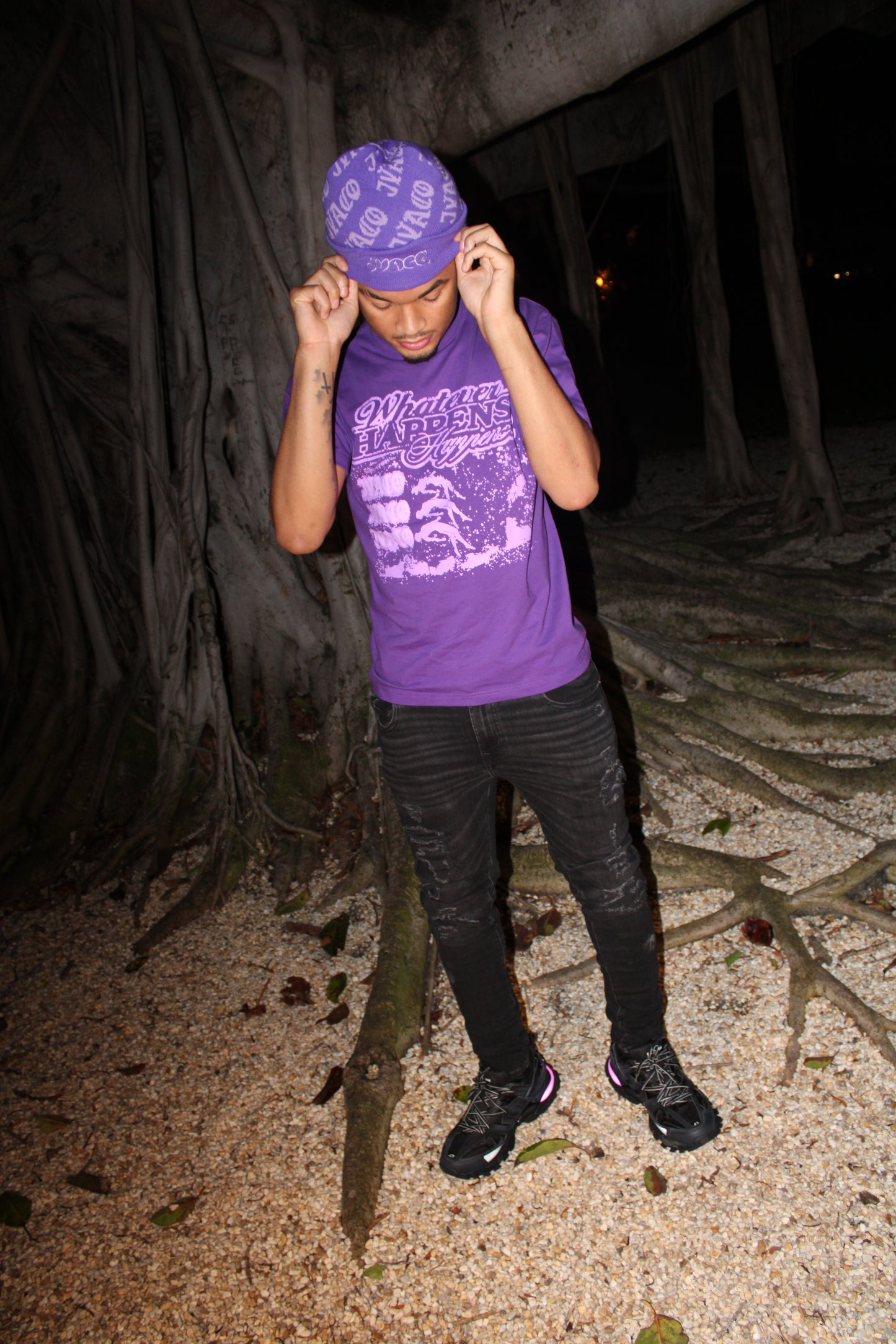 “ELEVATE TEE” PURPLE