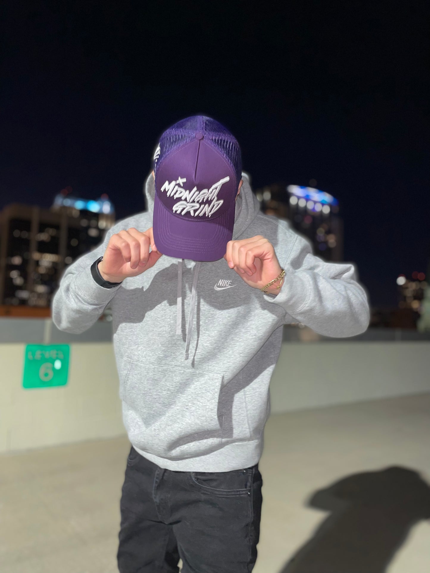 ''CHOBEE PURPLE'' MESH HAT